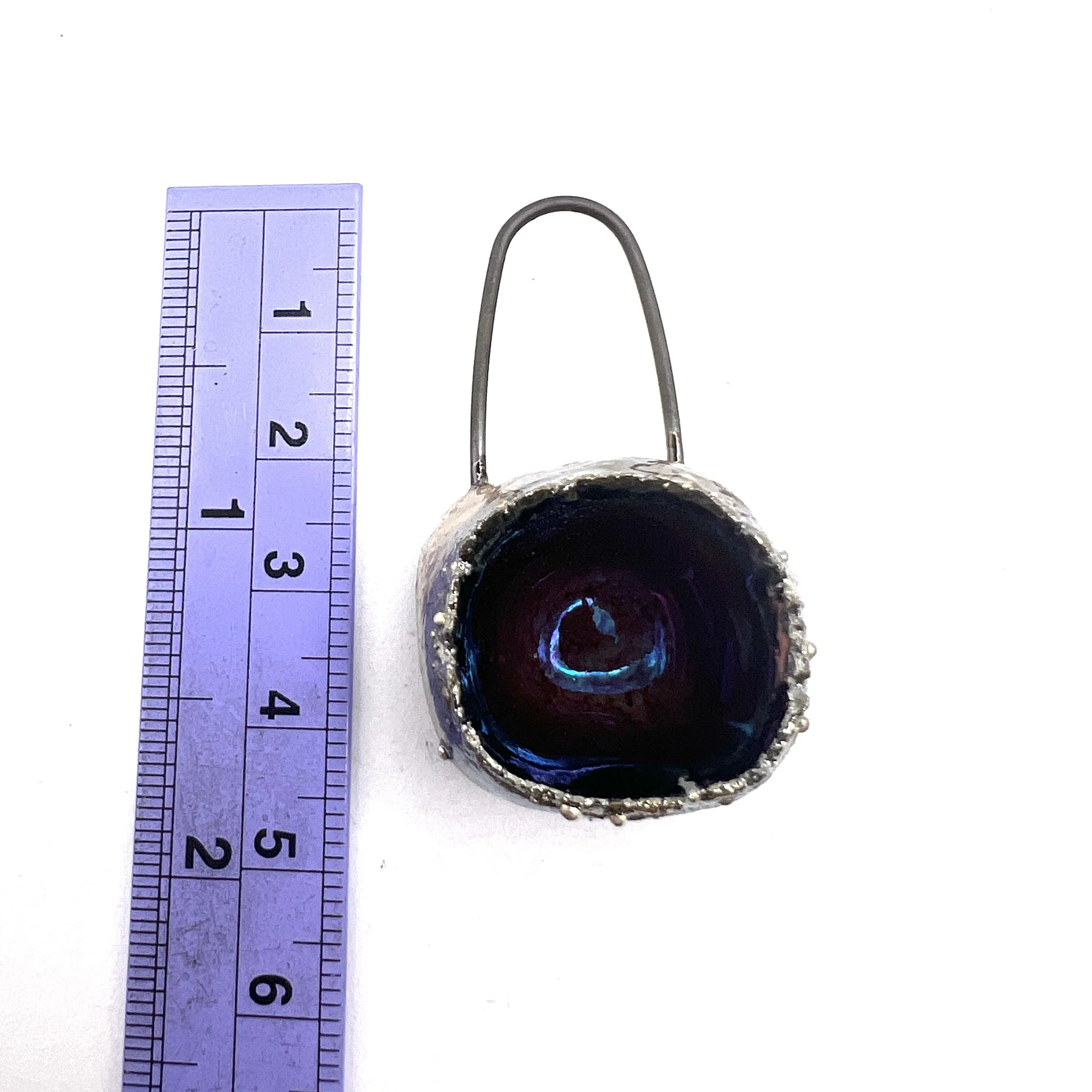 Raku Heart Pendant Ceramic Jewelry Supply Handmade by MAKUstudio